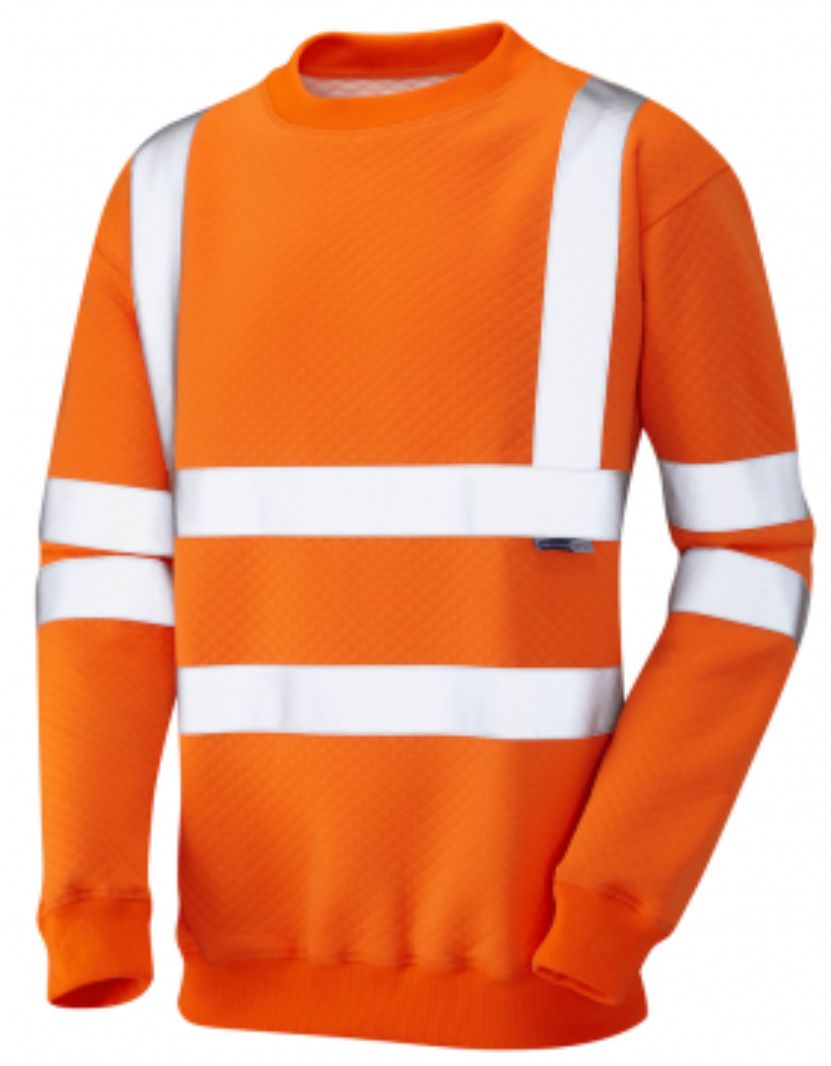 Leo Winkleigh ISO 20471 Class 3 Crew Neck Sweatshirt
